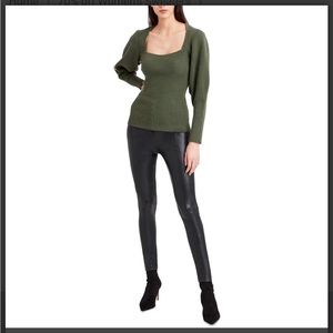 BCBGMaxAzria Ribbed Sweater Top